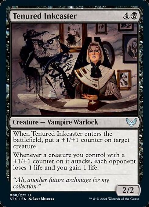 Tenured Inkcaster (Strixhaven) Light Play Foil