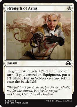 Strength of Arms (Shadows Over Innistrad) Near Mint