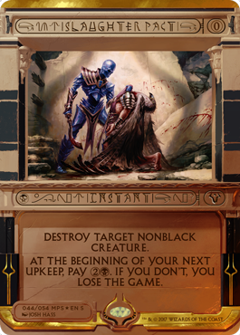 Slaughter Pact (Amonkhet Invocations) Near Mint Foil