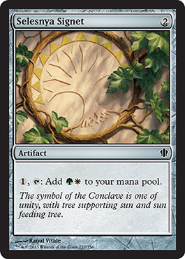 Selesnya Signet (Commander 2013 Edition) Light Play