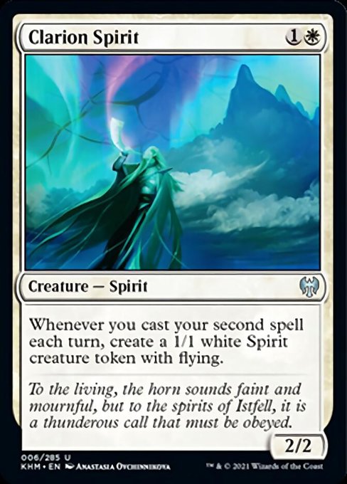 Clarion Spirit (Kaldheim) Near Mint Foil