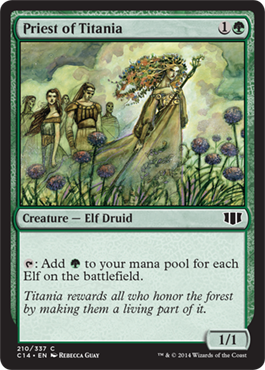 Priest of Titania (Commander 2014 Edition) Medium Play