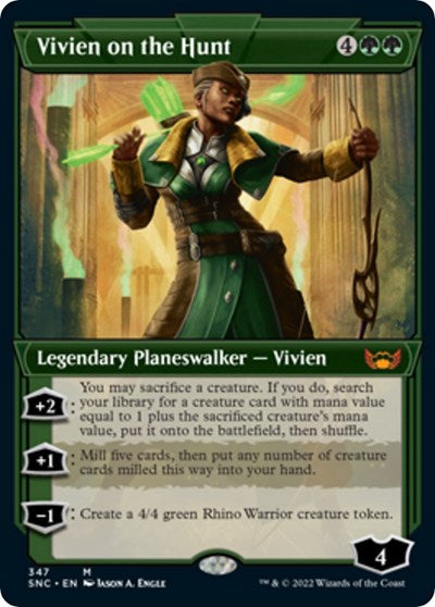 Vivien on the Hunt (Showcase) (Streets of New Capenna) Near Mint