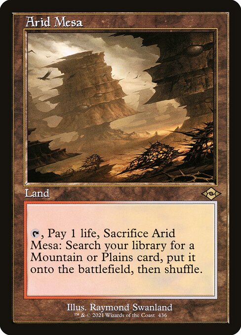 Arid Mesa (Retro Frame) (Foil Etched) (Modern Horizons 2) Near Mint Foil
