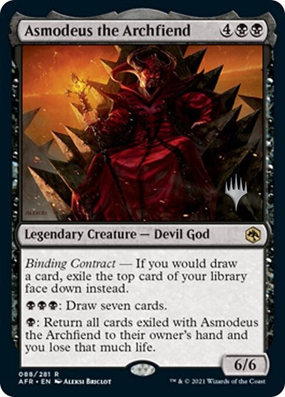 Asmodeus the Archfiend (Promo Pack: Adventures in the Forgotten Realms) Near Mint Foil