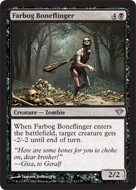 Farbog Boneflinger (Dark Ascension) Light Play Foil