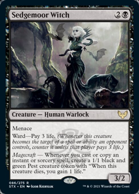 Sedgemoor Witch (Strixhaven) Medium Play Foil