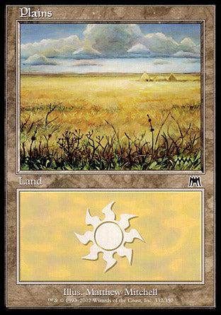 Plains (332) (Onslaught) Medium Play Foil