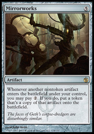Mirrorworks (Mirrodin Besieged) Medium Play Foil
