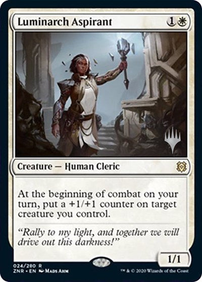 Luminarch Aspirant (Promo Pack: Zendikar Rising) Near Mint