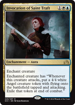 Invocation of Saint Traft (Shadows Over Innistrad) Near Mint