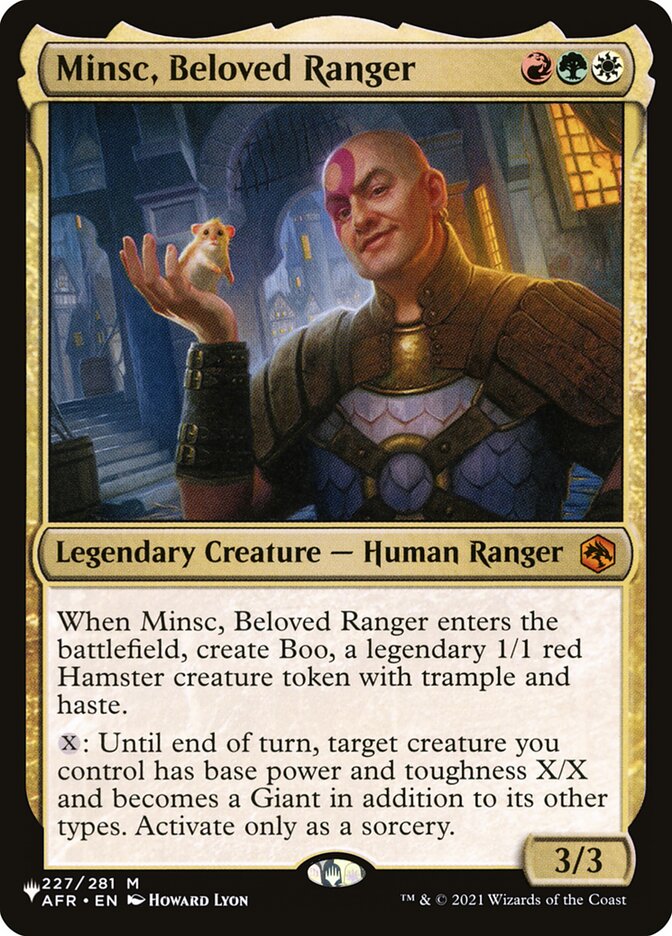 Minsc, Beloved Ranger (The List) Near Mint