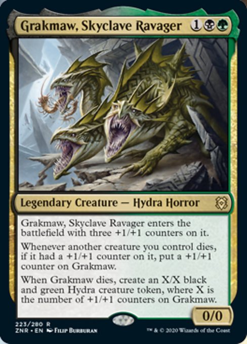 Grakmaw, Skyclave Ravager (Zendikar Rising) Light Play Foil