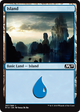 Island (267) (Magic 2019 Core Set) Near Mint