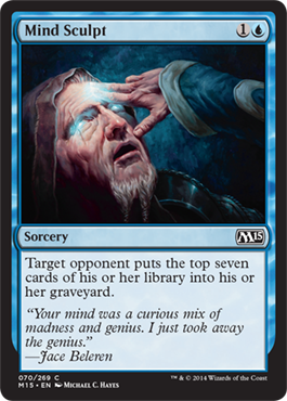 Mind Sculpt (Magic 2015 Core Set) Heavy Play