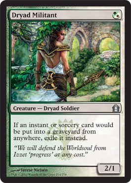 Dryad Militant (Return to Ravnica) Medium Play