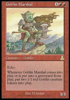 Goblin Marshal (Urza's Destiny) Near Mint Foil