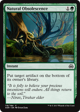 Natural Obsolescence (Aether Revolt) Light Play