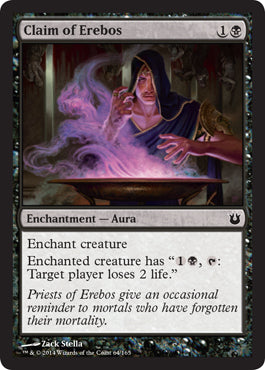 Claim of Erebos (Born of the Gods) Near Mint Foil