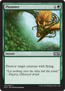 Plummet (Magic 2015 Core Set) Medium Play