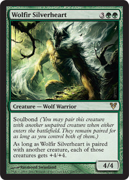 Wolfir Silverheart (Avacyn Restored) Light Play