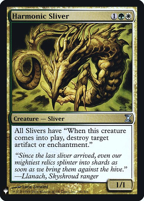 Harmonic Sliver (Mystery Booster Retail Edition Foils) Near Mint Foil