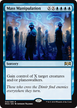 Mass Manipulation (Ravnica Allegiance) Near Mint Foil
