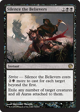 Silence the Believers (Journey into Nyx) Damaged / Poor Foil