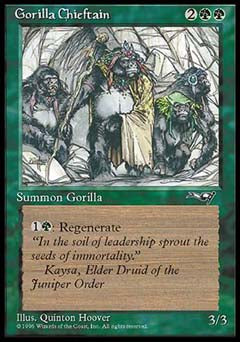 Gorilla Chieftain (1) (Alliances) Medium Play