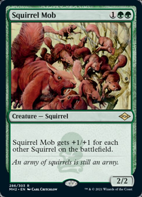 Squirrel Mob (Modern Horizons 2) Light Play