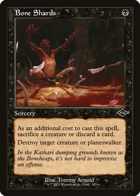Bone Shards (Retro Frame) (Foil Etched) (Modern Horizons 2) Near Mint Foil