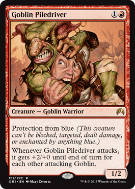 Goblin Piledriver (Magic Origins) Near Mint