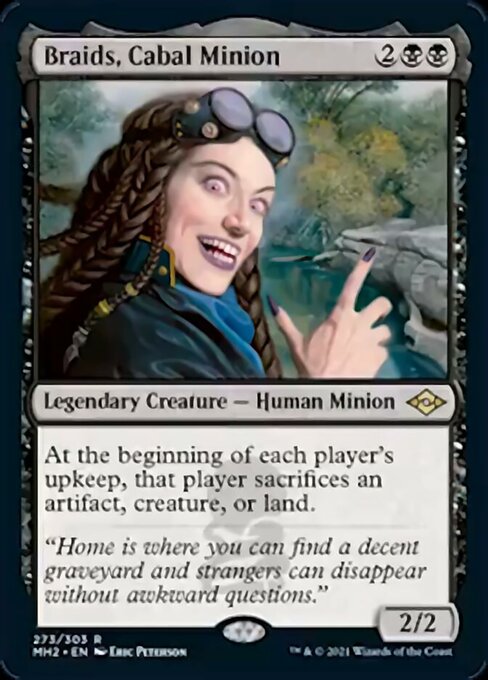 Braids, Cabal Minion (Modern Horizons 2) Medium Play