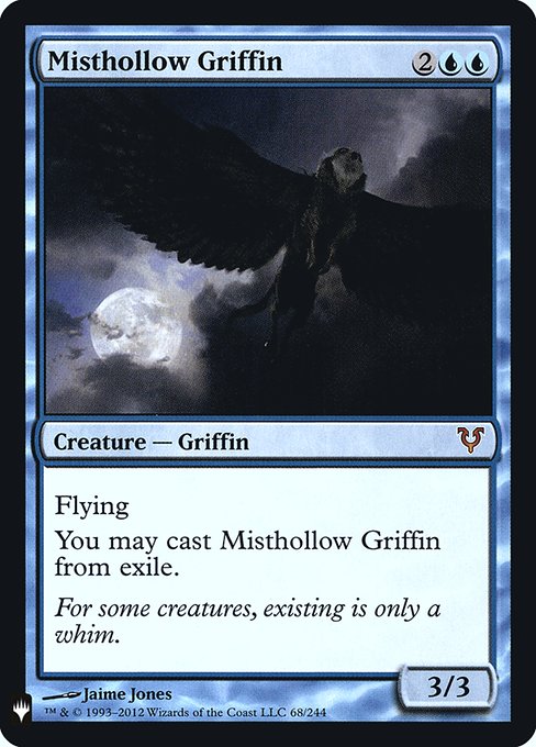Misthollow Griffin (Mystery Booster Retail Edition Foils) Near Mint Foil