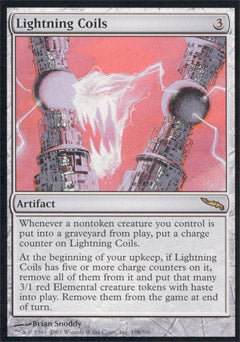 Lightning Coils (Mirrodin) Medium Play