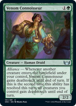 Venom Connoisseur (Streets of New Capenna) Near Mint Foil