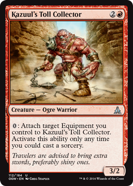Kazuul's Toll Collector (Oath of the Gatewatch) Medium Play