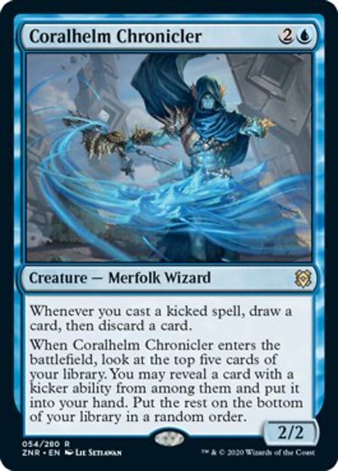 Coralhelm Chronicler (Zendikar Rising) Medium Play