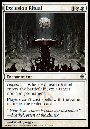 Exclusion Ritual (New Phyrexia) Medium Play