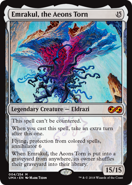 Emrakul, the Aeons Torn (Ultimate Masters) Light Play