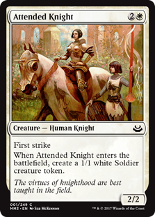 Attended Knight (Modern Masters 2017) Near Mint