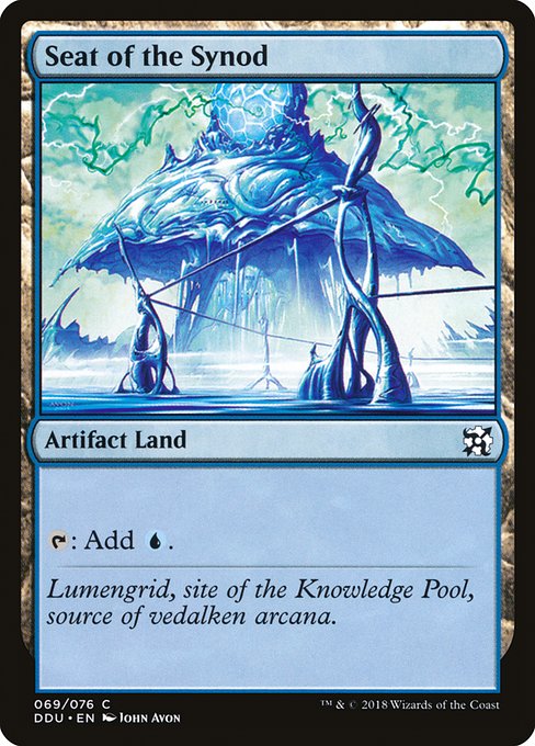 Seat of the Synod (Duel Decks: Elves vs Inventors) Light Play