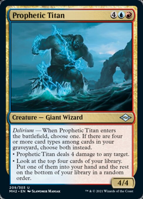 Prophetic Titan (Modern Horizons 2) Light Play Foil