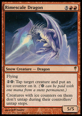 Rimescale Dragon (Coldsnap) Medium Play Foil