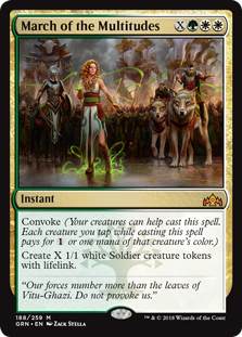 March of the Multitudes (Guilds of Ravnica) Near Mint
