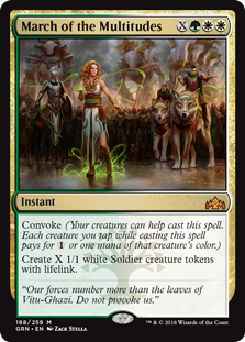 March of the Multitudes (Guilds of Ravnica) Medium Play