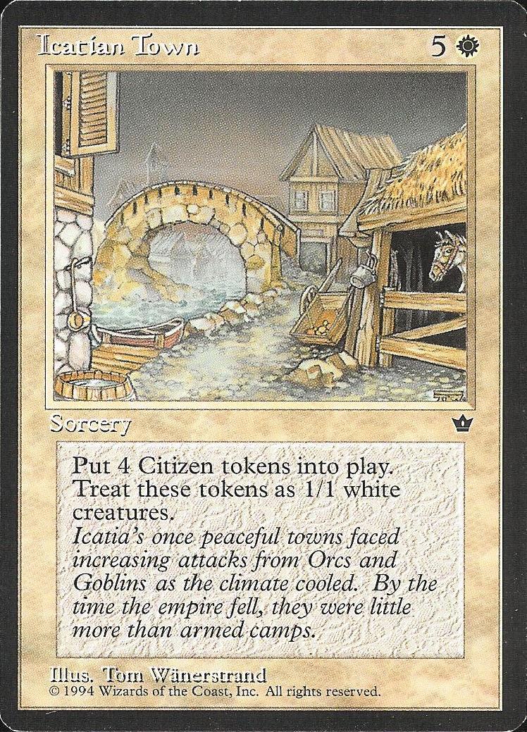 Icatian Town (Fallen Empires) Medium Play