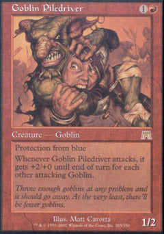 Goblin Piledriver (Onslaught) Near Mint