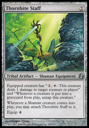 Thornbite Staff (Morningtide) Near Mint