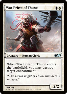 War Priest of Thune (Magic 2013 Core Set) Medium Play
